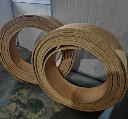 200°C 작동 온도, 5-35mm 두께, 뛰어난 내마모성을 갖춘 BGO 비석면 직조 브레이크 라이닝